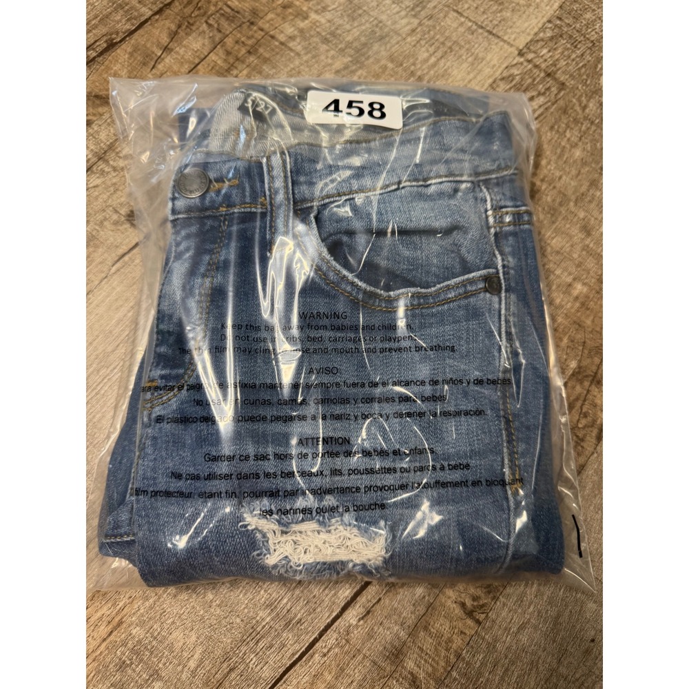 Judy Blue Los Angeles Distressed Skinny Jeans Womens 5 27 Medium Wash Ripped - Picture 14 of 14